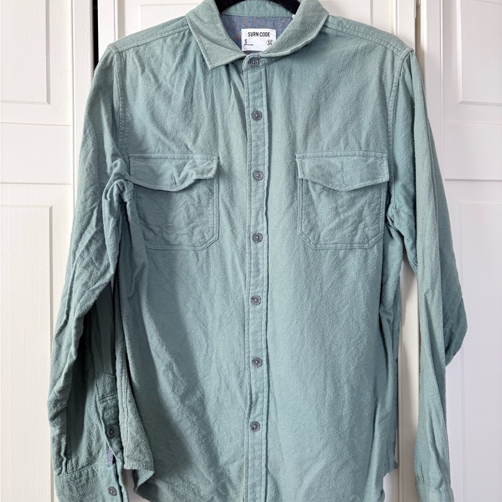 Svrn Code Green Shirt Jacket - image 1